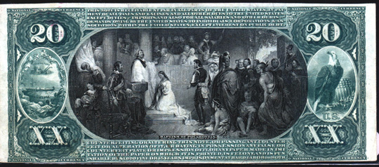 $20 3rd NB Chattanooga Ch2559 1875 back